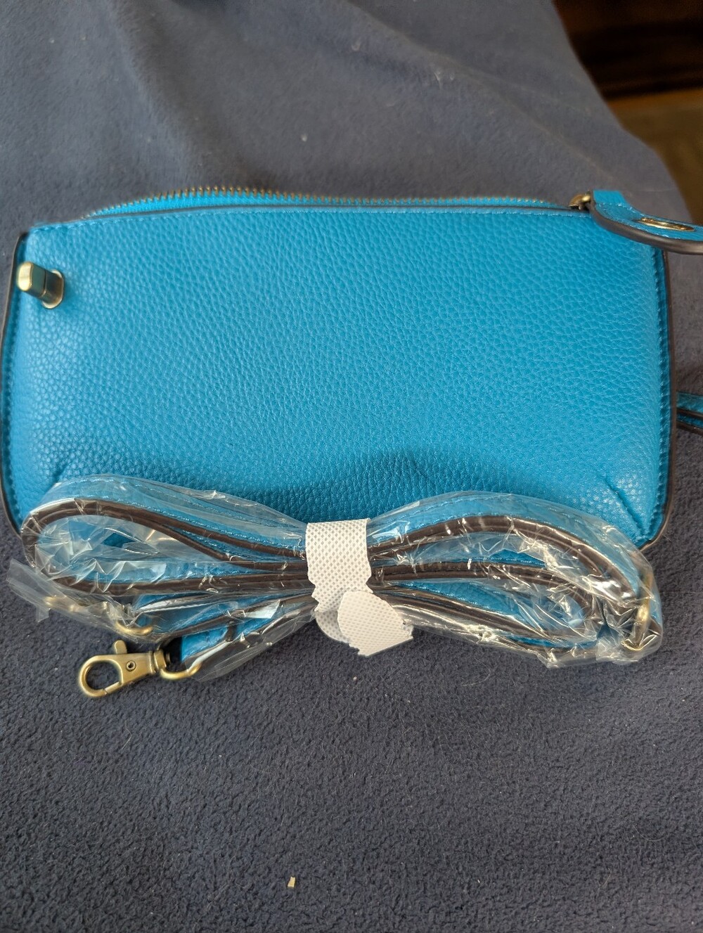 Joy Susan Turquoise Blue Crossbody Bag